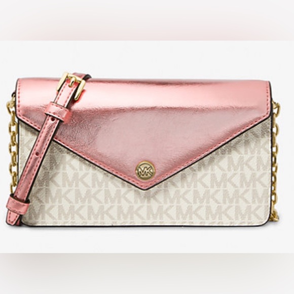 Michael Kors Small Clutch Crossbody Purse - BNWT - Picture 1 of 4